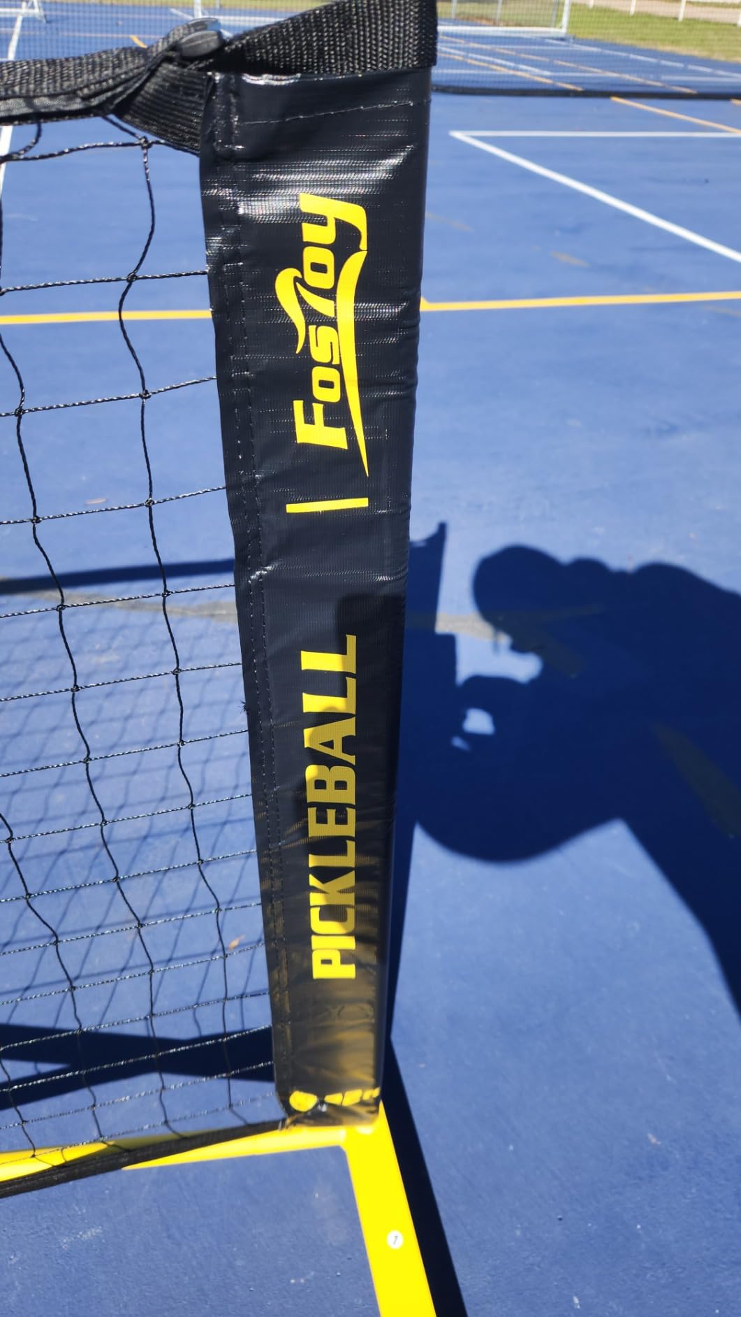 Fostoy Pickleball Net Set with Wheels,4 Fiberglass Paddles,6 Pickleballs customer photo 1
