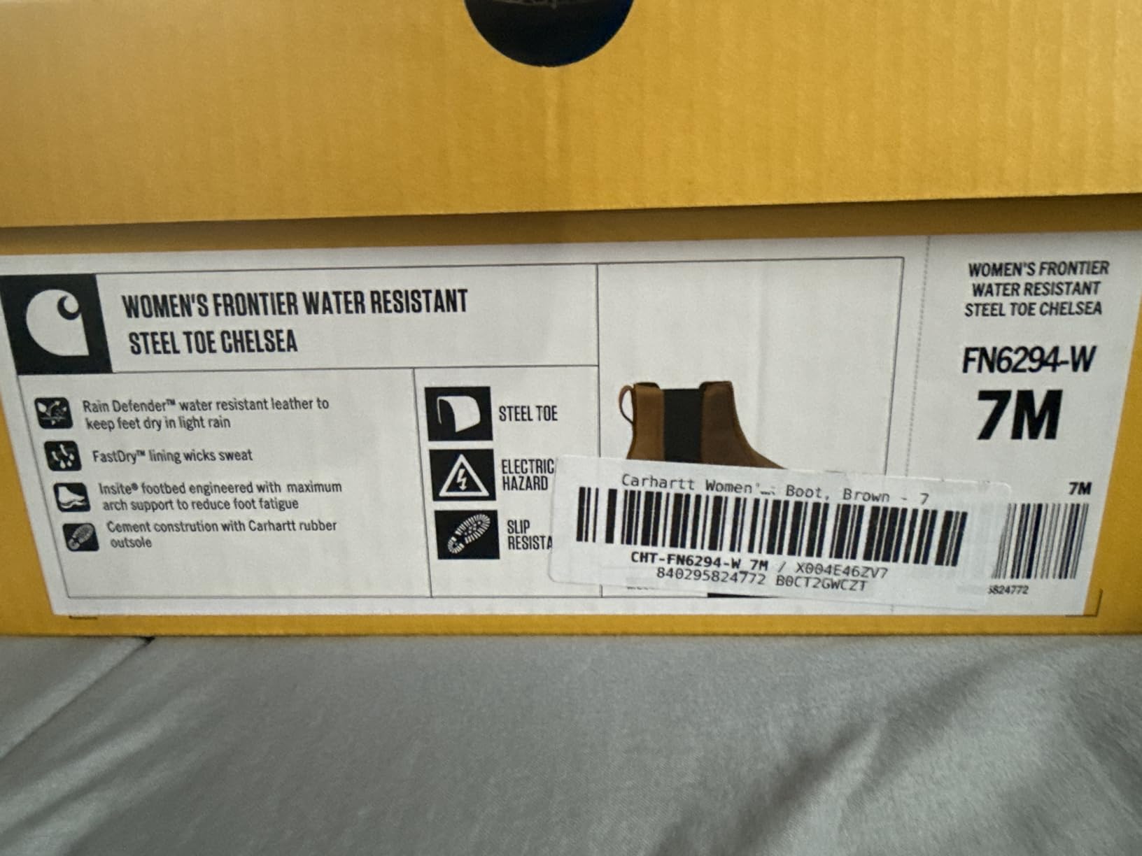 Carhartt Women's Frontier Water-Resistant Chelsea Steel Toe Boots for Women customer photo 2