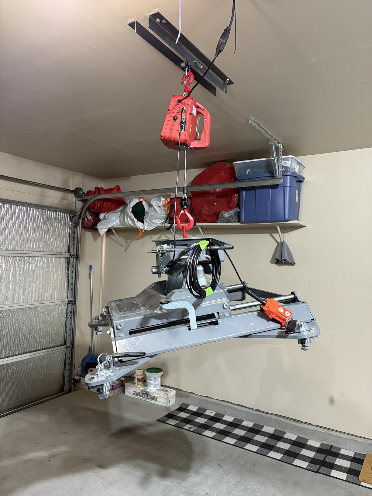 VIVOHOME 3-in-1 Electric Hoist Winch 1540lbs, 40ft Lifting Height for Towing customer photo 2