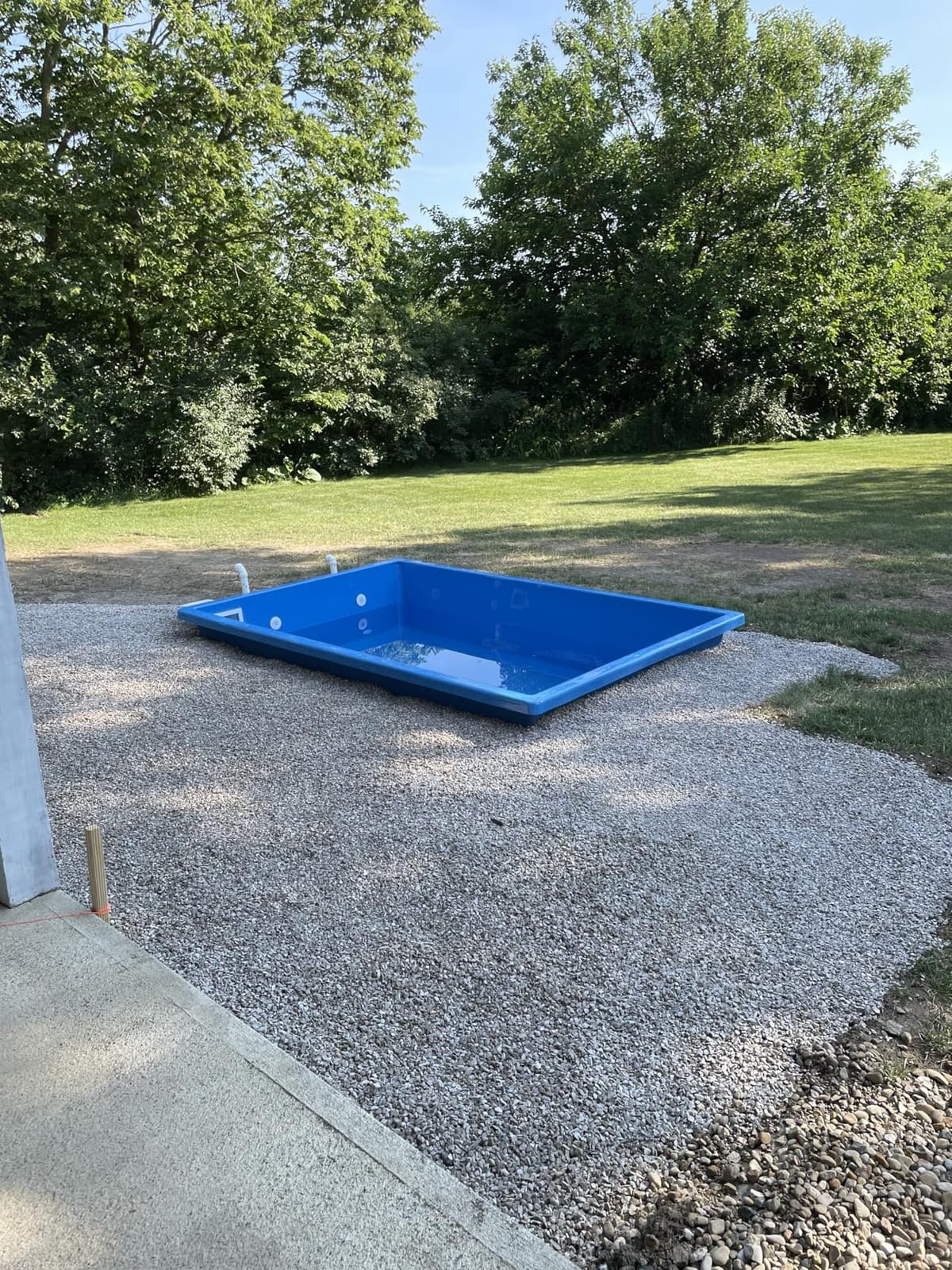Fiberglass Pool Shells for Inground Pools | Fast Installation, Saltwater & Weather Resistant Rectangular 14ft x 7.4ft x 4.6ft customer photo 2