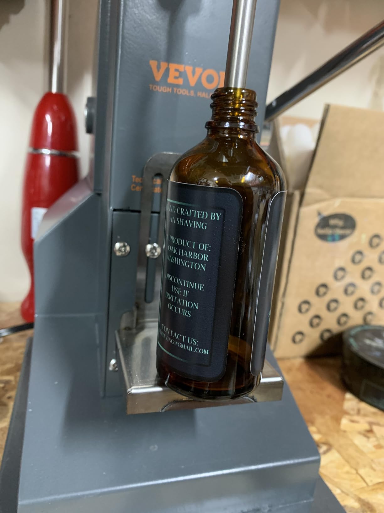 VEVOR Manual Paste Liquid Filling Machine, 5-50ml Adjustable Bottle Filling Machine, Stainless Steel Liquid Filler with 10L Hopper for Milk Water Juice Shampoo Honey customer photo 1