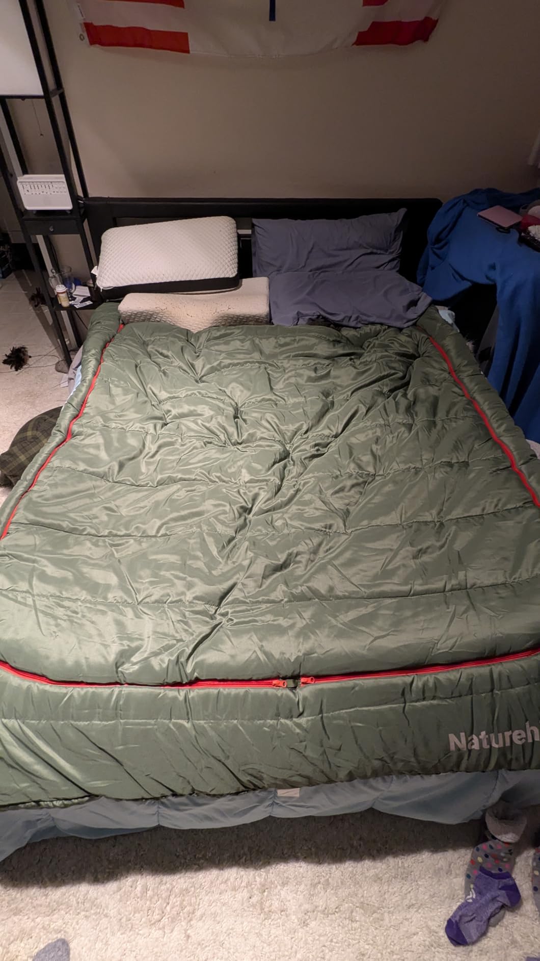 Naturehike Double Sleeping Bag for Adults with Pillows for Couples & Family customer photo 2