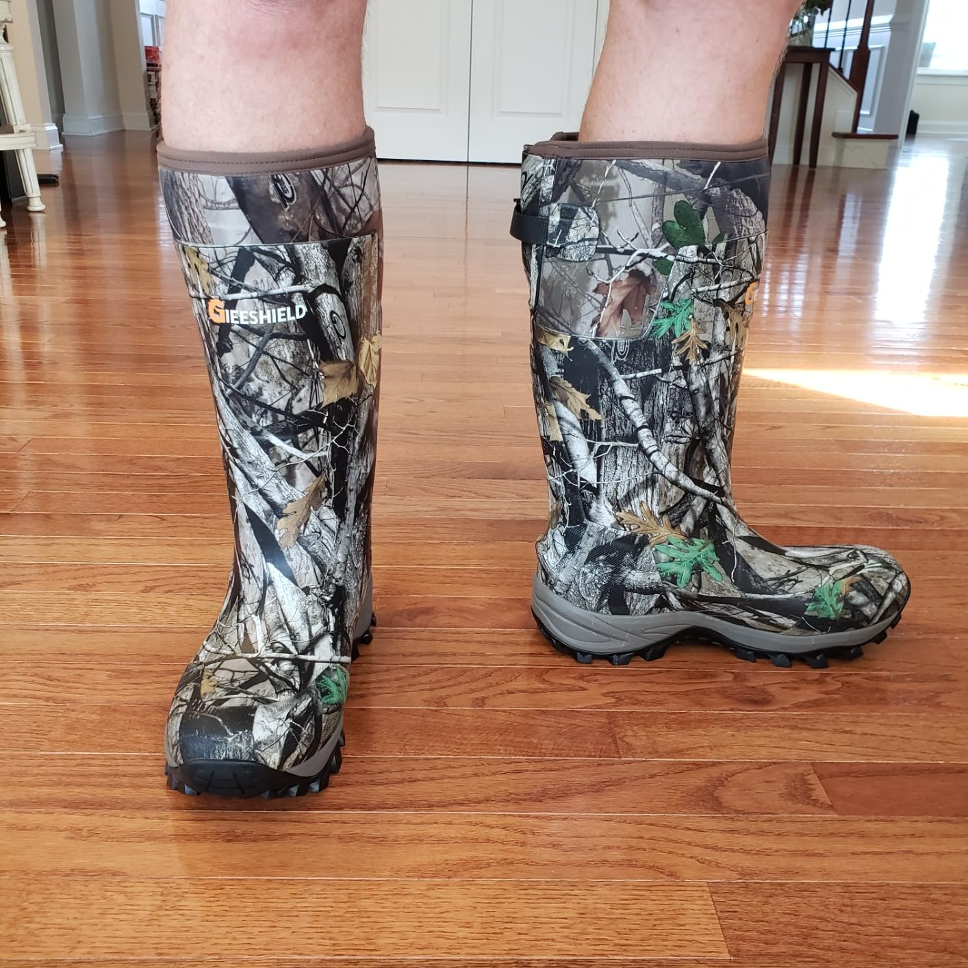 Rubber Boots for Men & Women - Ultra-Light Waterproof 6mm Neoprene Insulated Boots with Anti-Slip Sole, Warm Hunting & Rain Boots for Farming, Snow, Mud customer photo 2