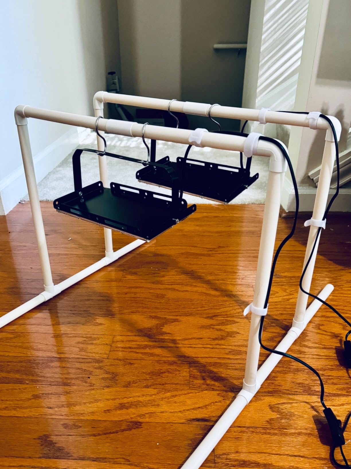 Caydo 2PCS 50W LED UV Screen Printing Light Exposure Unit with Light Stands, Cable Ties, Exposure Unit for Screen Printing and Cyanotypes customer photo 1