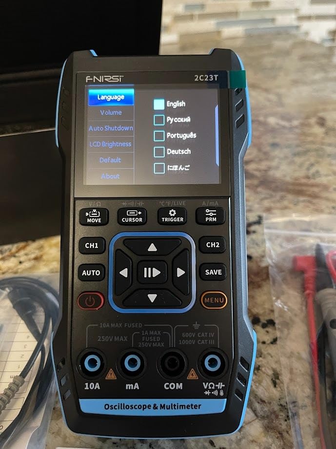 FNIRSI 2C23T Plus 3-in-1 10MHz Oscilloscope Multimeter DDS Signal Generator customer photo 1