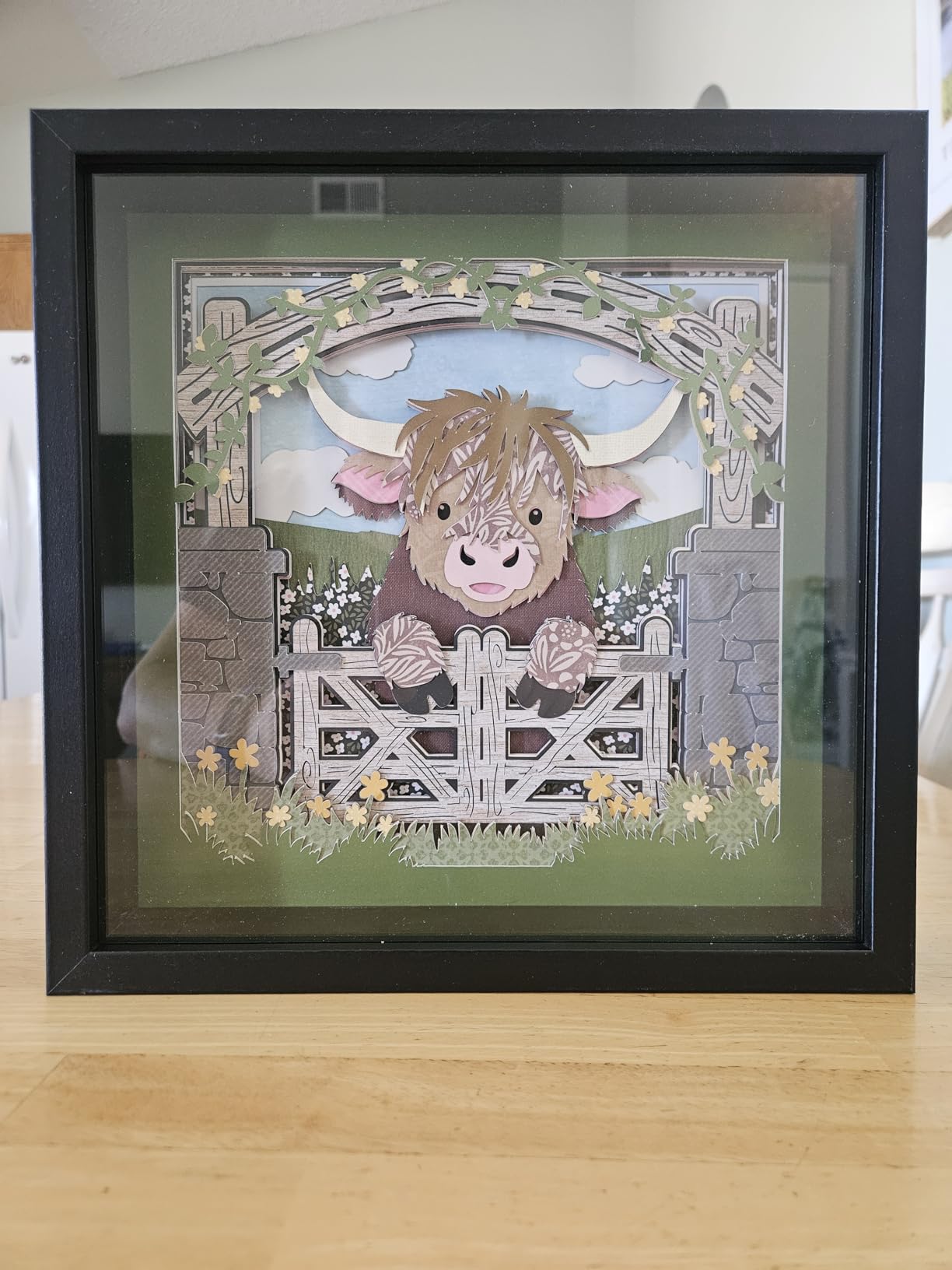 Americanflat 16x20 Shadow Box Frame - Engineered Wood - Black customer photo 2