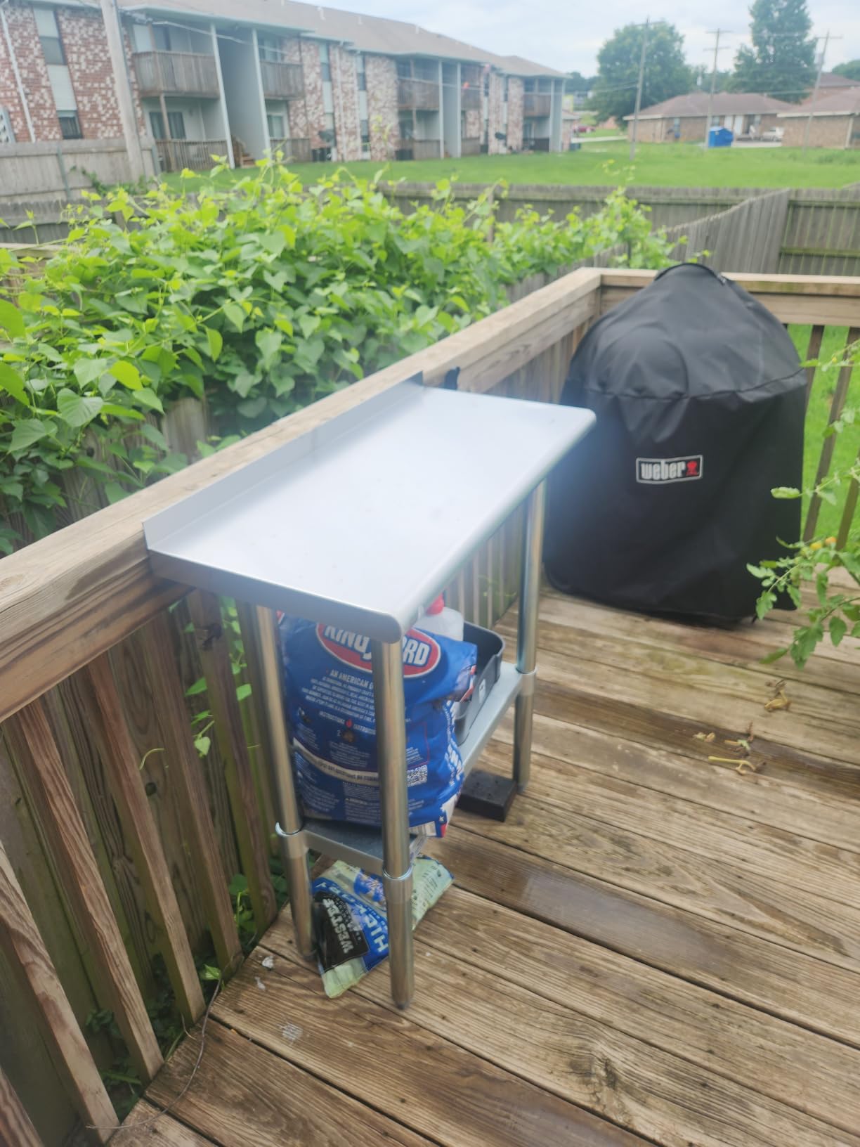 Hally Stainless Steel Table for Prep & Work 30