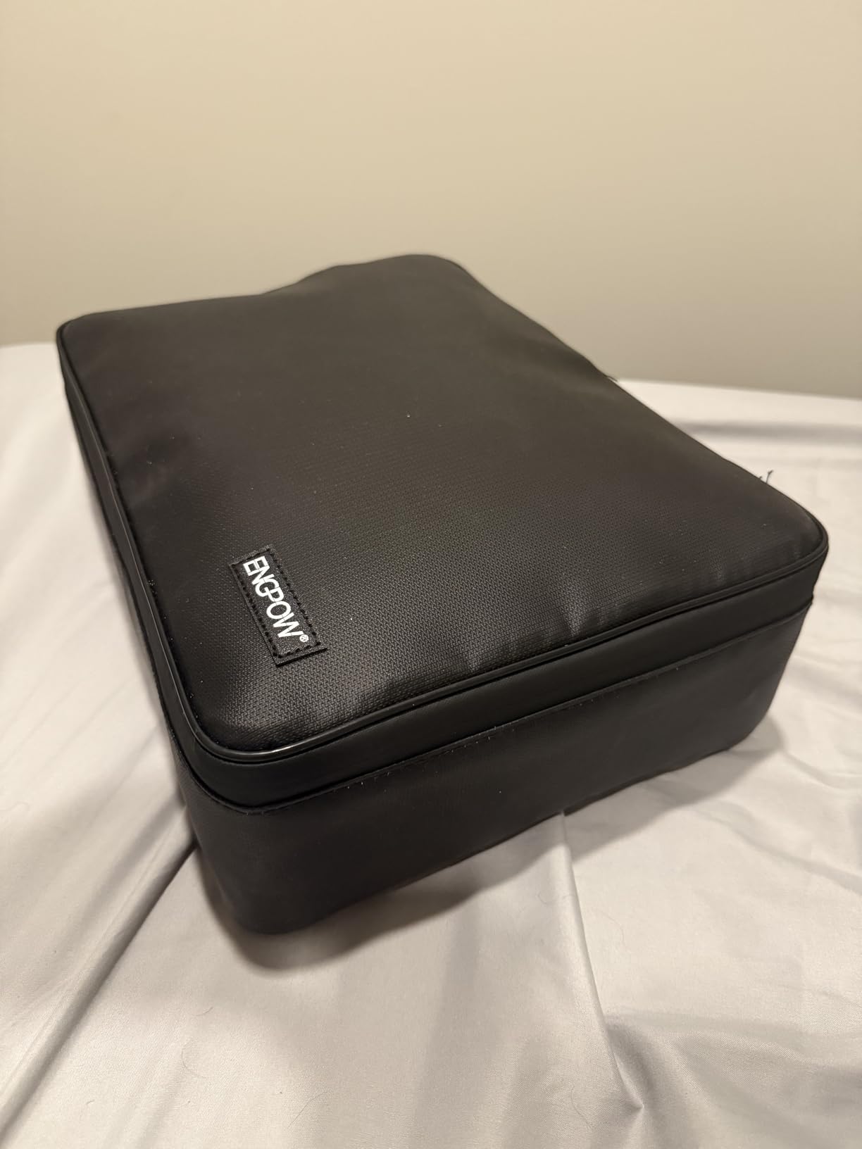 ENGPOW Fireproof File Organizer Bag with 13 Pockets Accordion File Folder | 5200℉ Multi-Layer Document Organizer Box with Lock&Labels, Portable Home Travel Safe Storage for Important Documents, Black customer photo 2
