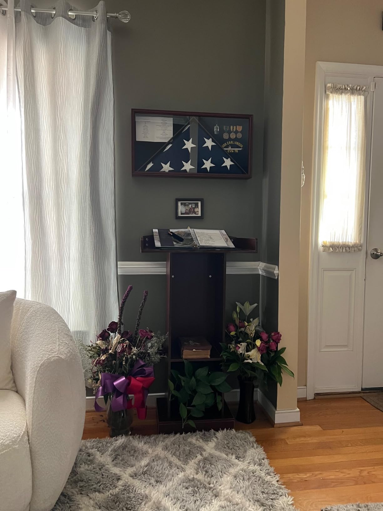 Podium Stand for Lectern Presentation Church Classroom, Pulpit with Wooden Heavy Base, Podium for Lecture, Wedding Speech customer photo 1