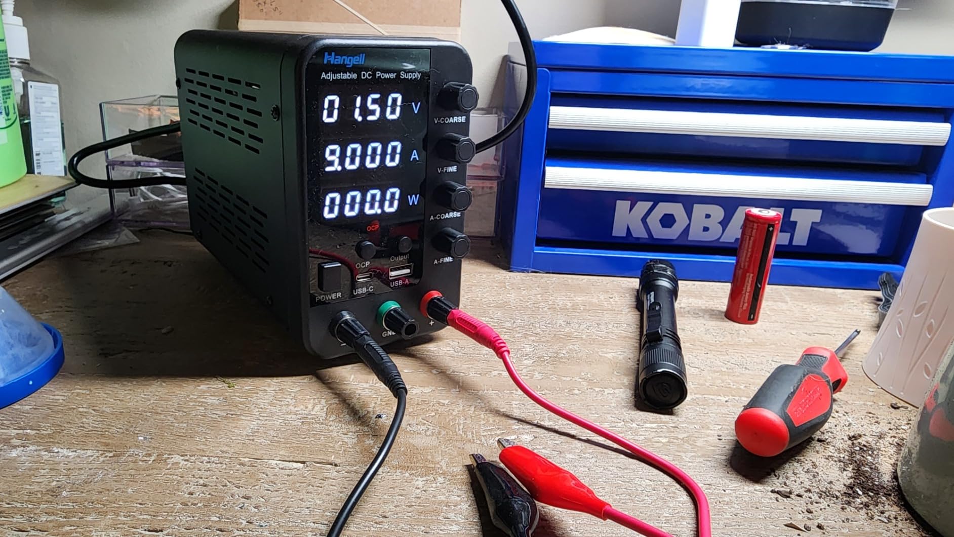 DC Power Supply Variable, 30V 10A Bench Power Supply with Encoder Coarse & Fine Adjustments Knob, Adjustable Switching Regulated lab Power Supplies with 18W USB & Type-C Quick-Charge customer photo 1
