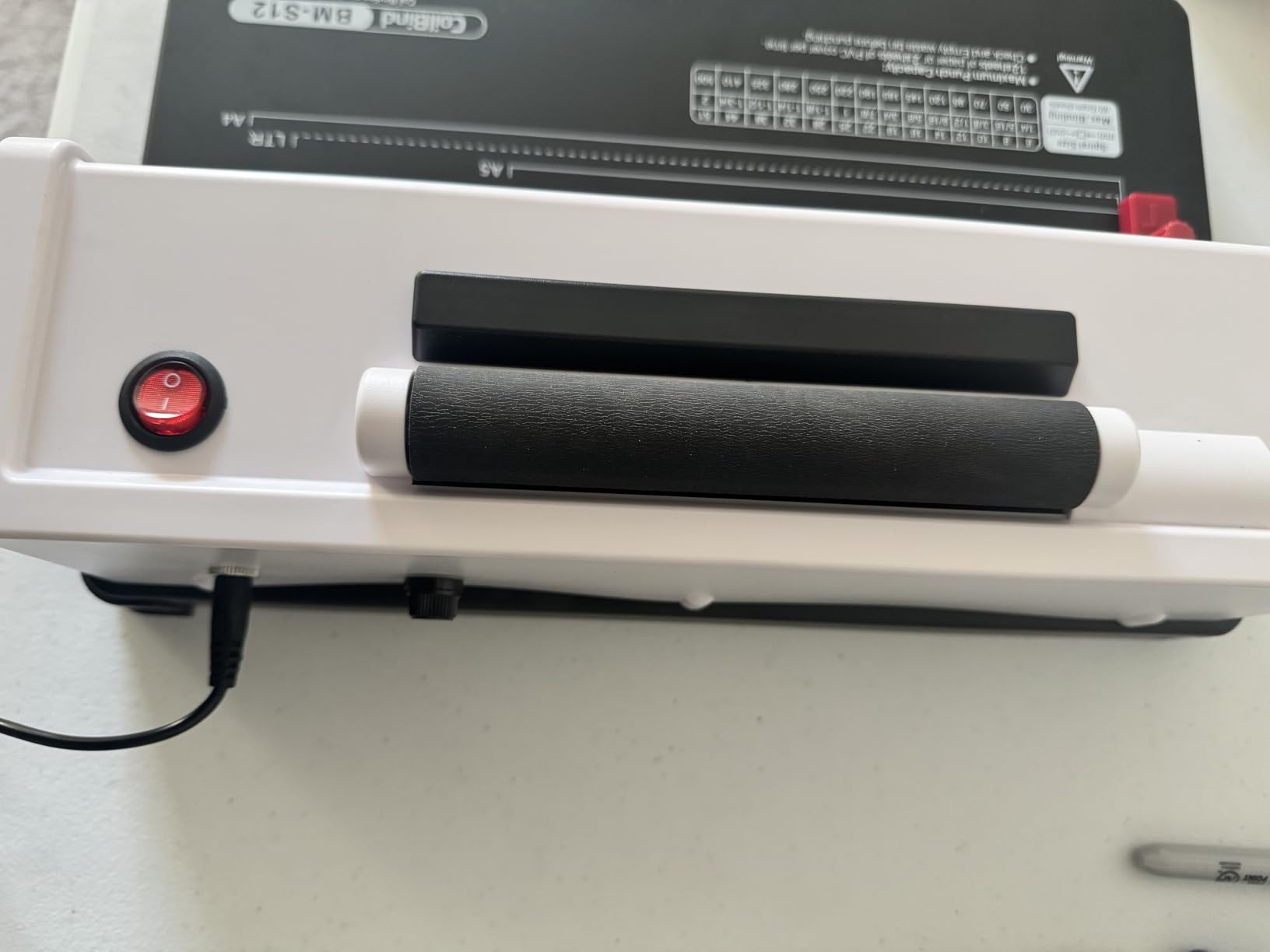 MAKEASY Spiral Binding Machine, 4:1 Pitch, 12 Sheets Punch Capacity, Electric Coil Insert, Book Binder Machine for A4/A5/Letter Size Paper, Come with 1 Box pcs 5/16'' Coils & Pliers customer photo 1