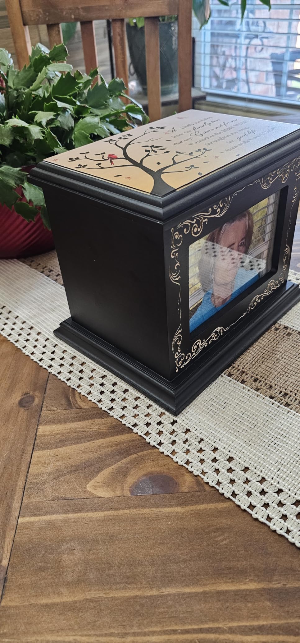 ADMLC Cremation Urns for Human Ashes Adult Up to 200 IBS with Photo Frame customer photo 2