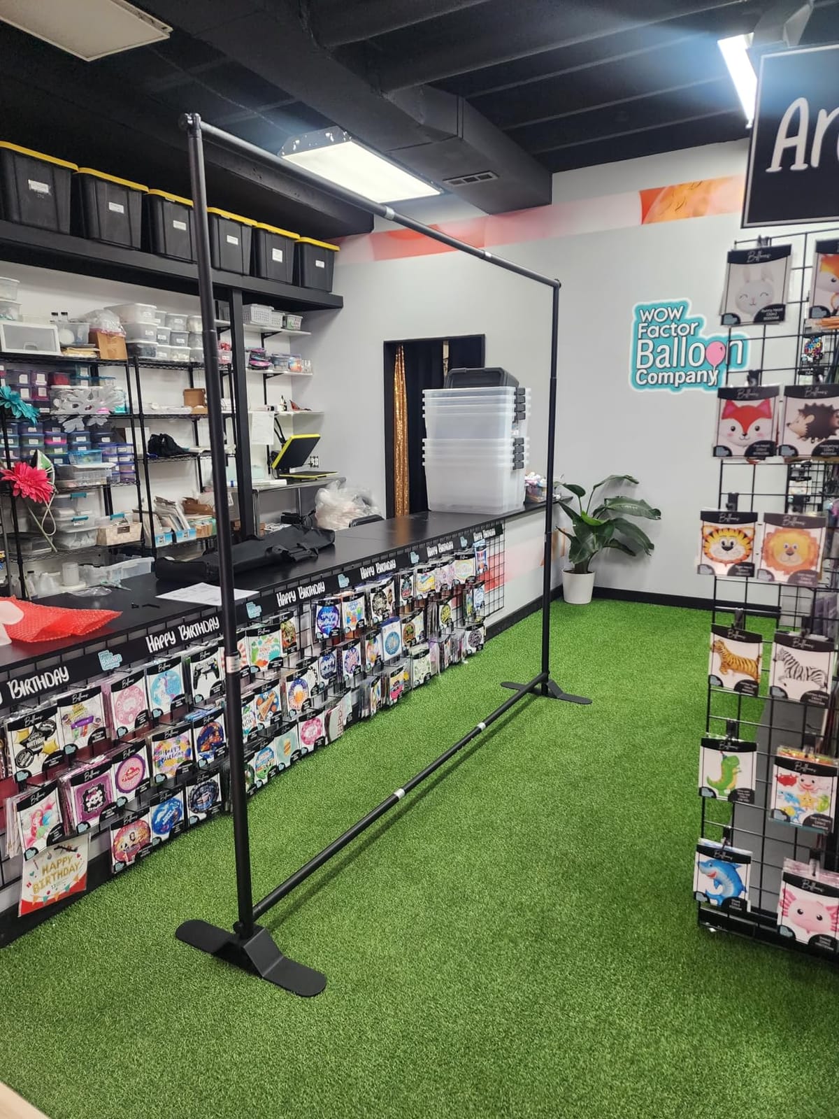 10x8FT Banner Stand, Heavy Duty Step and Repeat Stand, Black | Height Adjustable Background Frame with Spring Clamps x4, Clips x4, For Photobooth, Parties, Exhibition, Trade Show, Wedding customer photo 2