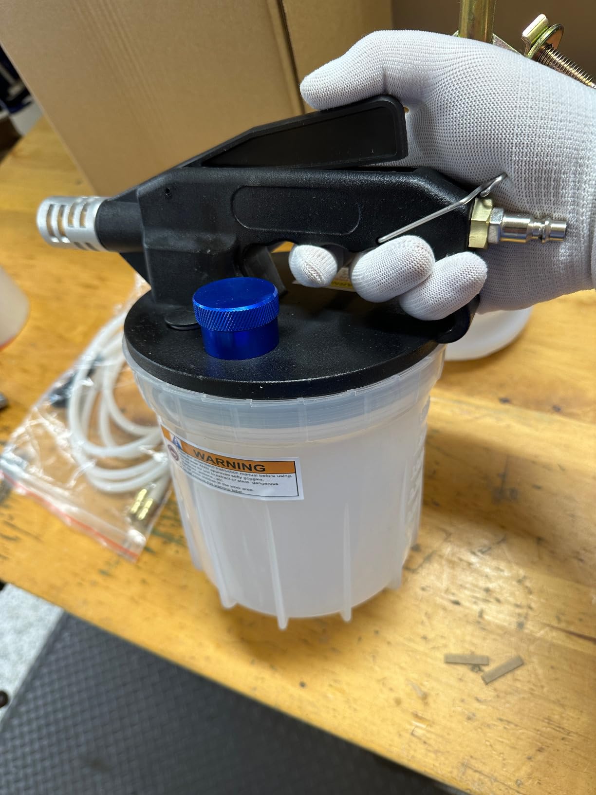 3L Brake Bleeder Kit, One Person Vacuum Brake Fluid Bleeder Kit customer photo 2