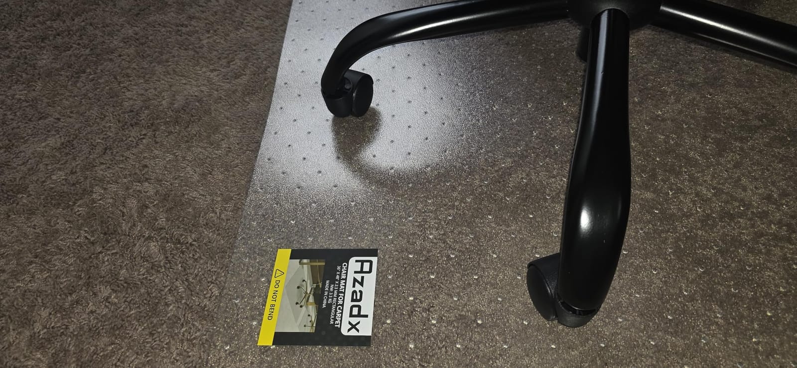 Azadx Heavy Duty Office Chair Mat for Carpet 32