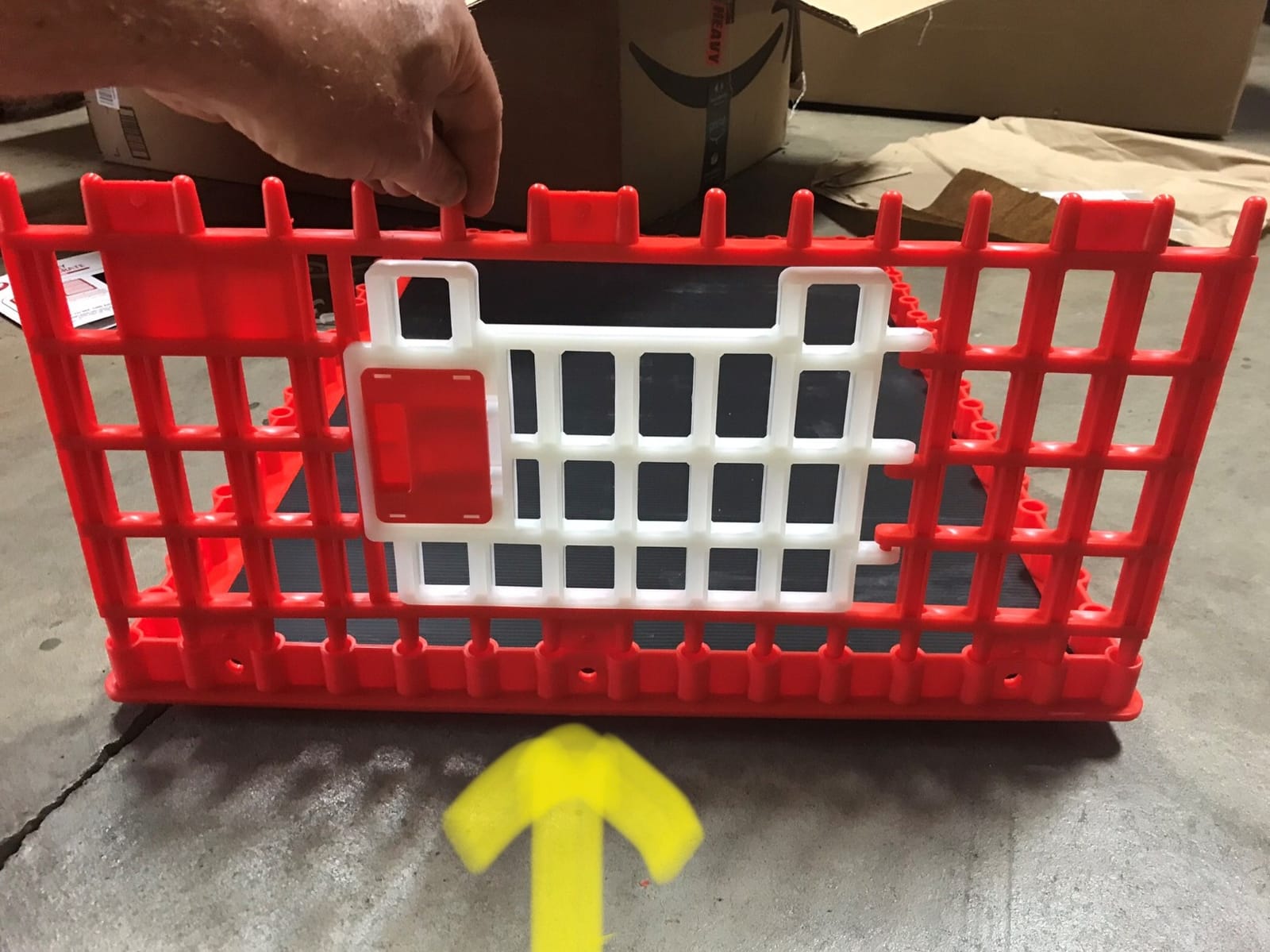 RentACoop Chicken Crates for Transport, Stackable Poultry Carrier, 4 Pack customer photo 2