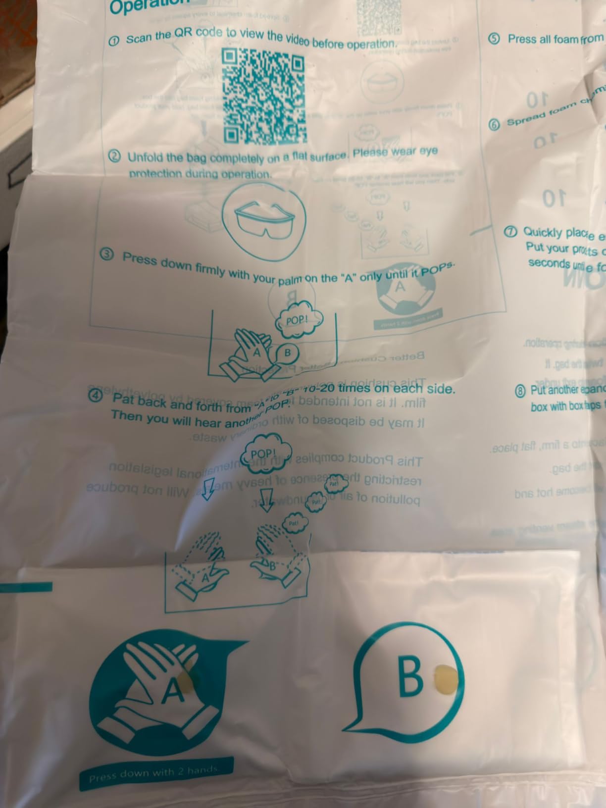 Foam Bags For Shipping 20 PCS 14×16 Inch, Handy Temperature-Activated Expanding Pouches, Instant Pack Quick Packaging - Protective Parcel Solution customer photo 1
