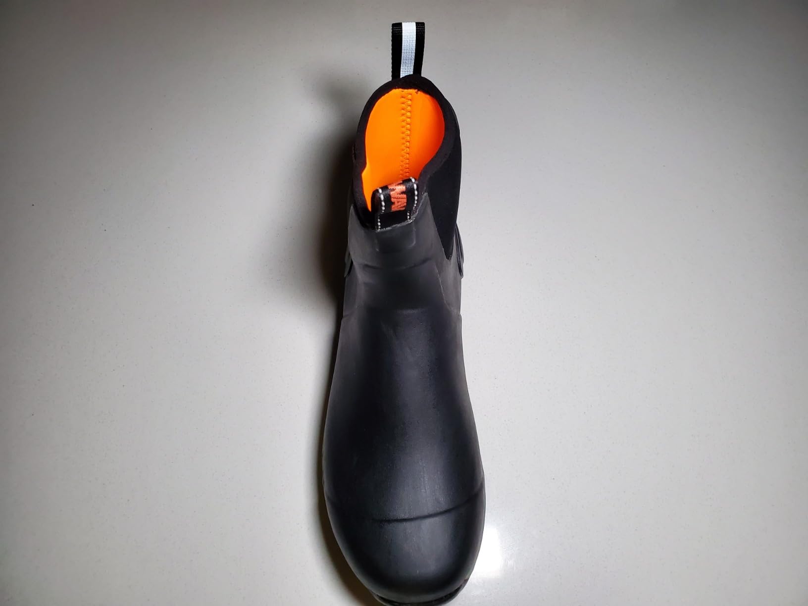 Showave Men's Rain Boots Waterproof Excursion Rubber Boots Insulated Mud Booties for Trekking Gardening Farming Camping Fishing and Chore Work customer photo 2