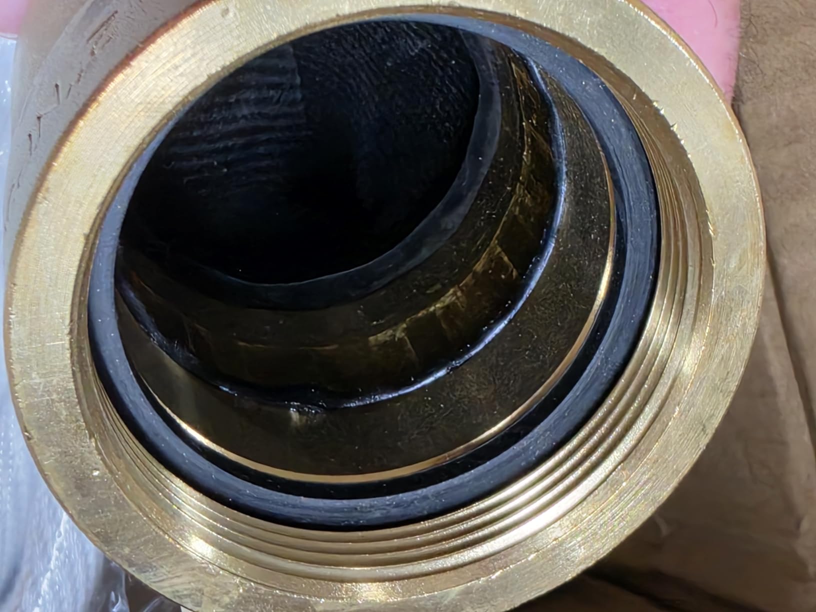 SAFBY Fire Hose - 2 inches x 50' Lay Flat Water Hose - White Industrial Firehose - NPSH/NPT Couplings customer photo 2