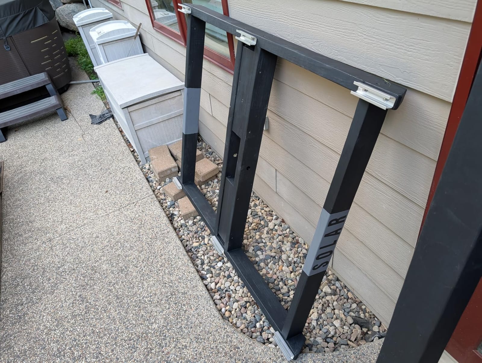 Solar Panel Roof Mounting Kit,Complete 2 Panels Solar Rack System customer photo 2