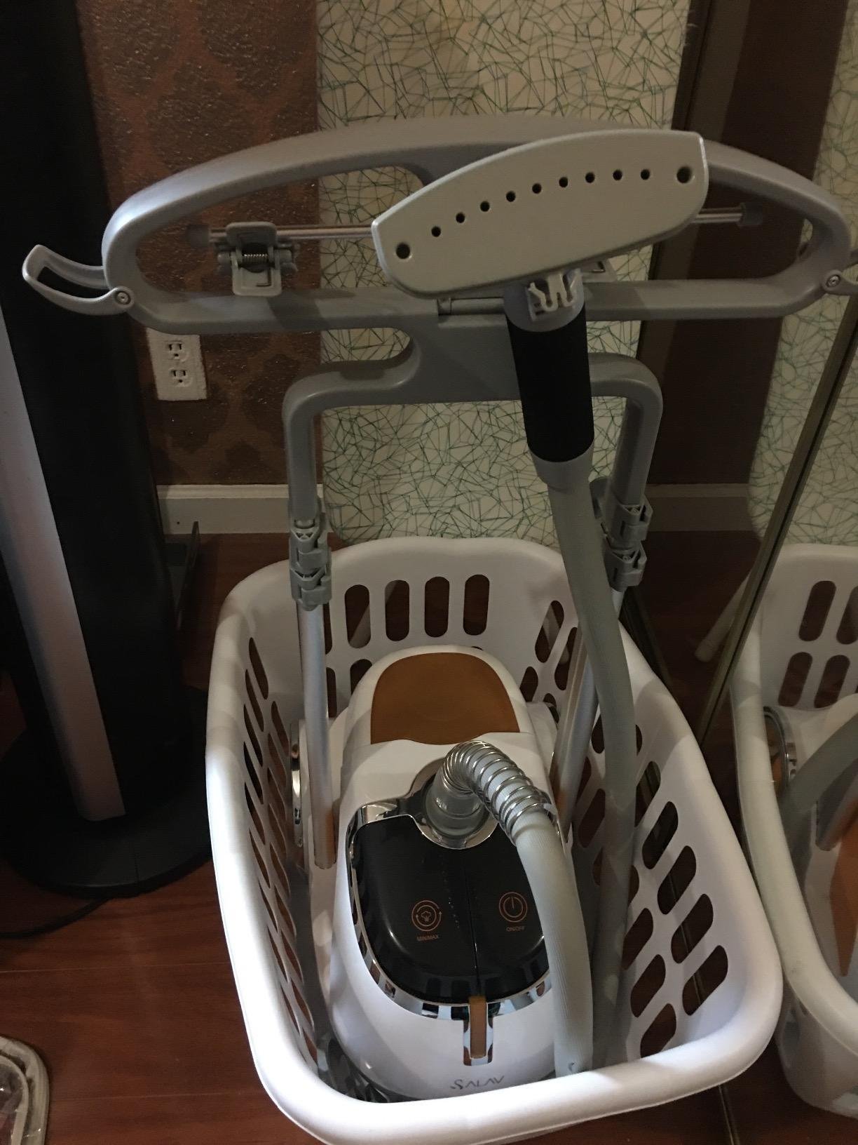 SALAV Garment Steamer with Foot Pedal Controls, 1hr Continuous Steam, 1500W customer photo 1