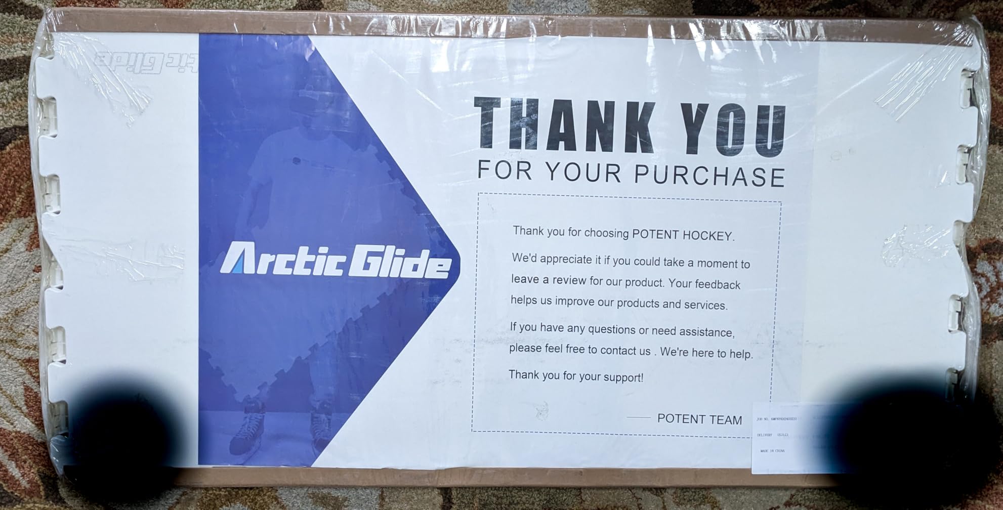 ArcticGlide Synthetic Ice Panels Pro, Easy-to-Assemble, Expandable Artificial Rink, Indoors/Outdoors (1 Pack - 2 Panels, Single Pack) customer photo 2
