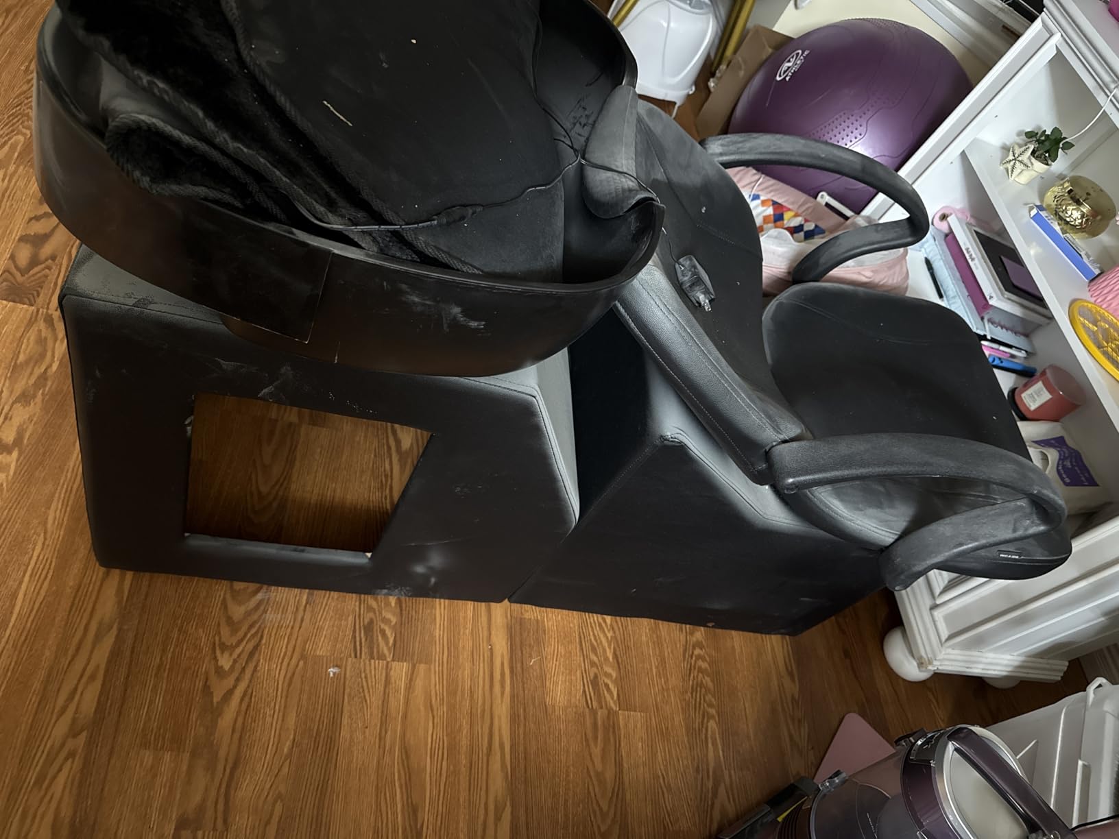 ABS Plastic Shampoo Bowl Chair, Barber Backwash Chair, Hair washing station for Spa Beauty Salon customer photo 2