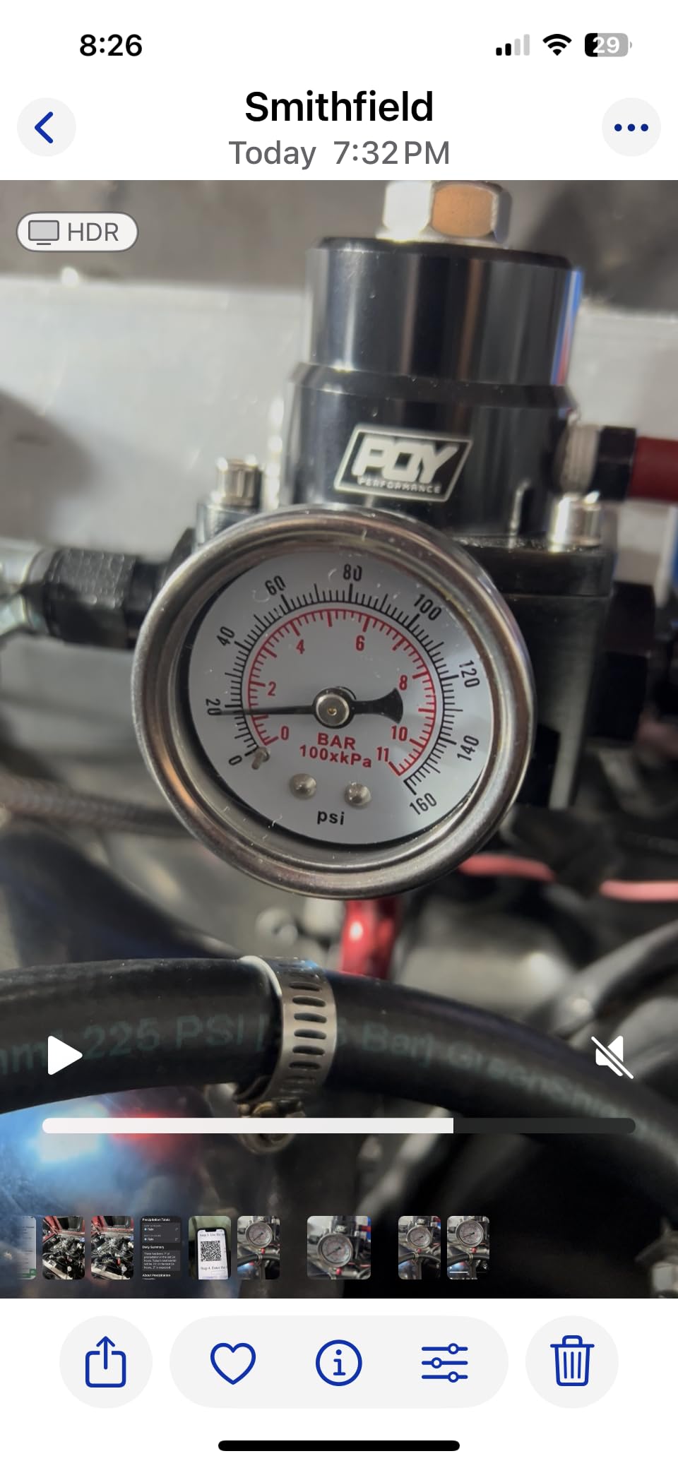 Adjustable EFI Fuel Pressure Regulator Kit 3-70PSI AN8 Feed AN6 Return customer photo 2