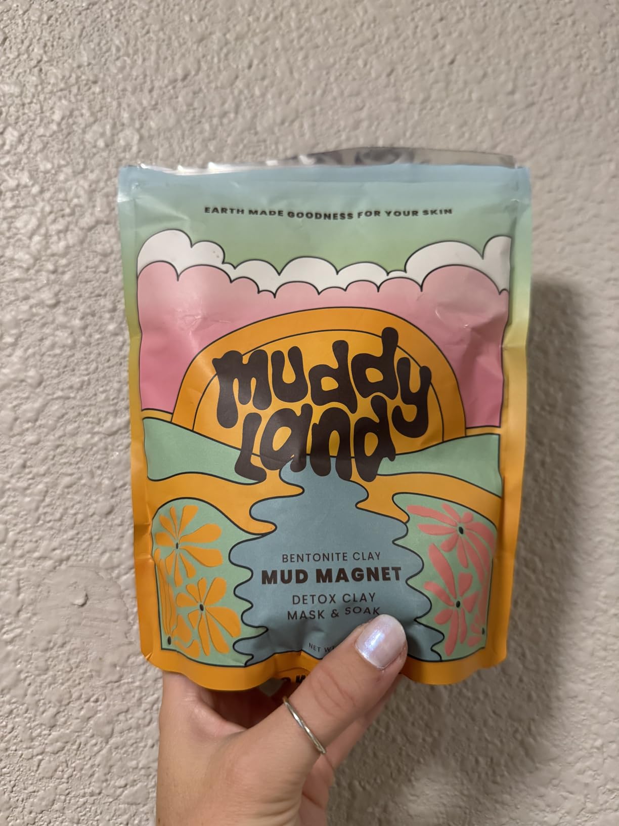 Bentonite Clay Detox Mud Bath Soak & Full Body Mud Mask - Magnetic Clay Bath with Epsom Salt, Gift for Her - Mud Magnet customer photo 1