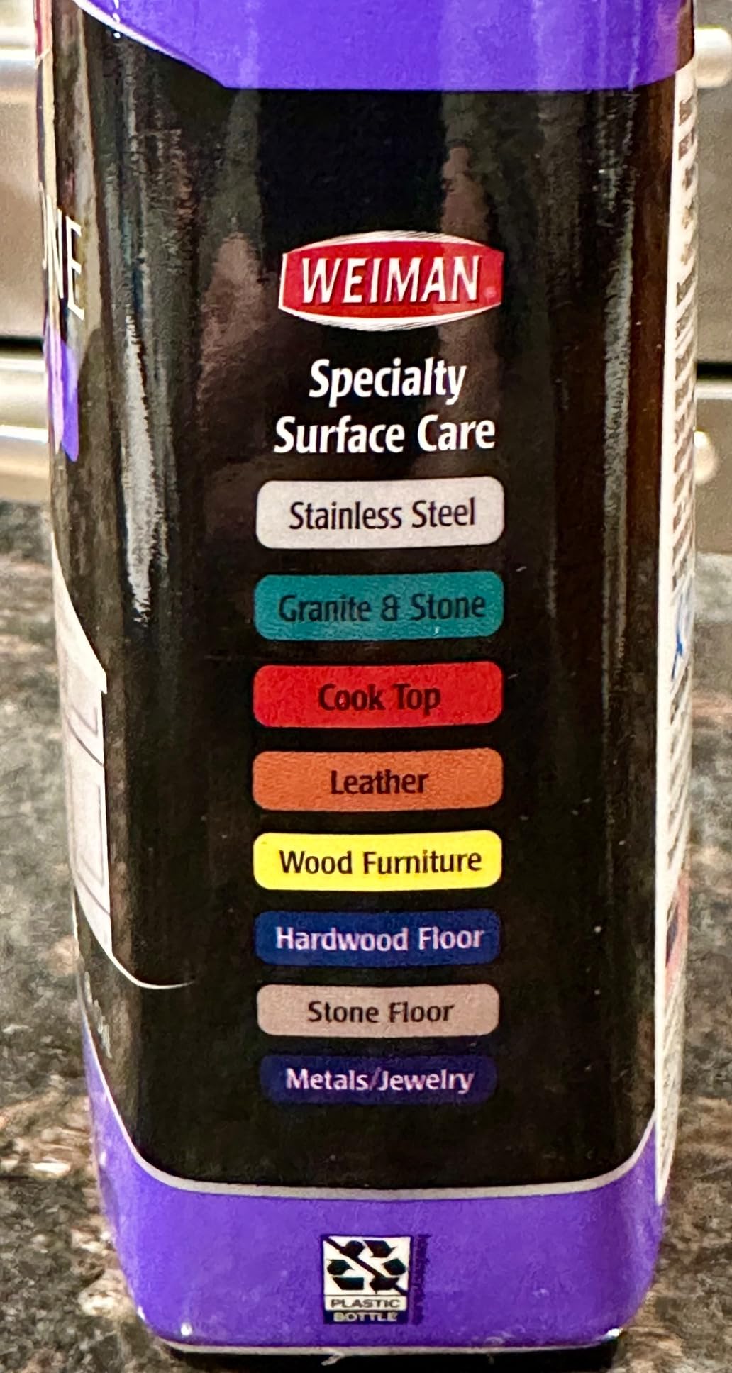 Weiman Granite & Stone Sealer Spray - Protects Kitchen Countertops, Sinks, Showers, Vanities & Floors From Stains - For Granite, Quartz, Marble, Tile, Limestone, Slate - Water Based, 24 oz customer photo 1