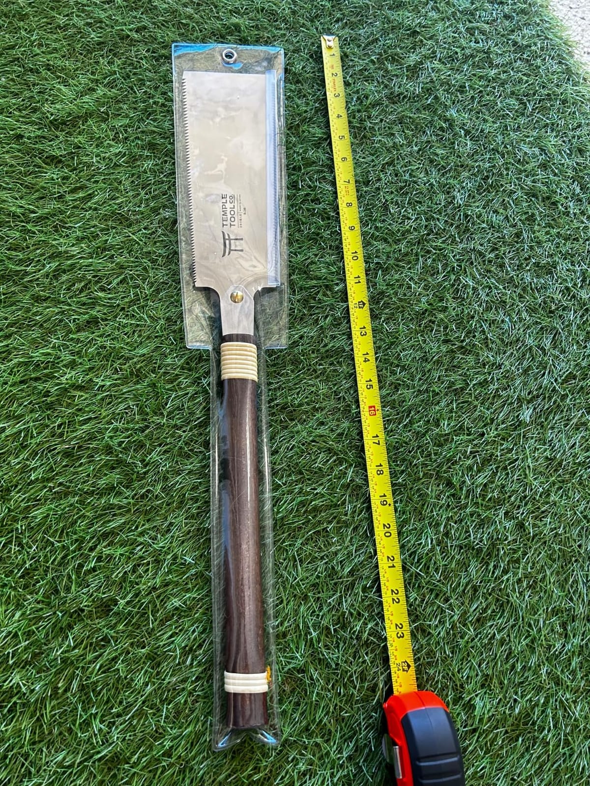 Japanese Pull Saw - 9.5 Ryoba Hand Saw with Rip-cut and Crosscut - Wood Saw for Dovetails, Tenons, Joinery, Cutting Boards to Length & Width- Temple Tool Co. customer photo 2