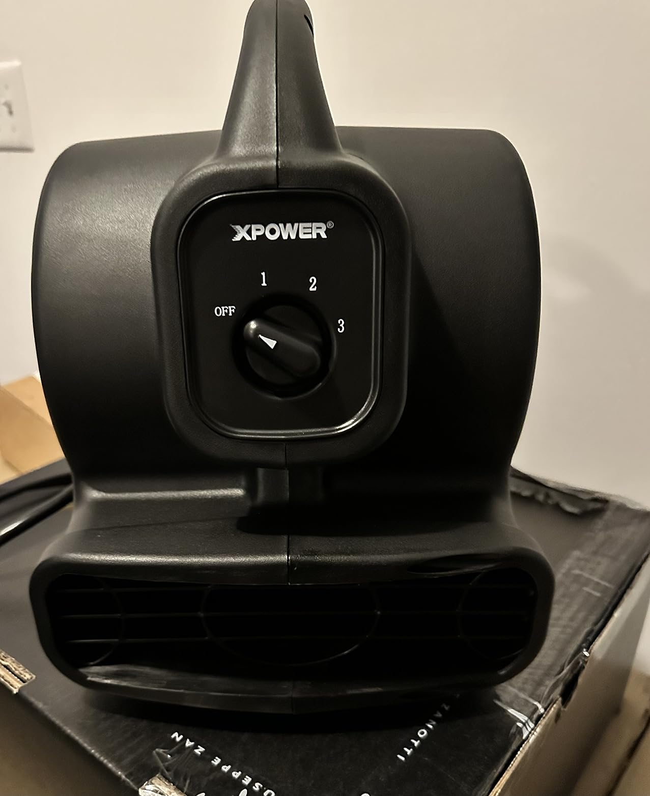 XPOWER P-80 Mini Utility 600 CFM Centrifugal Air Mover, Floor Fan, Blower, Stackable, for Drying,Cooling, Ventilating, Home Use Water Damage Restoration, Workshop, Plumbing customer photo 1