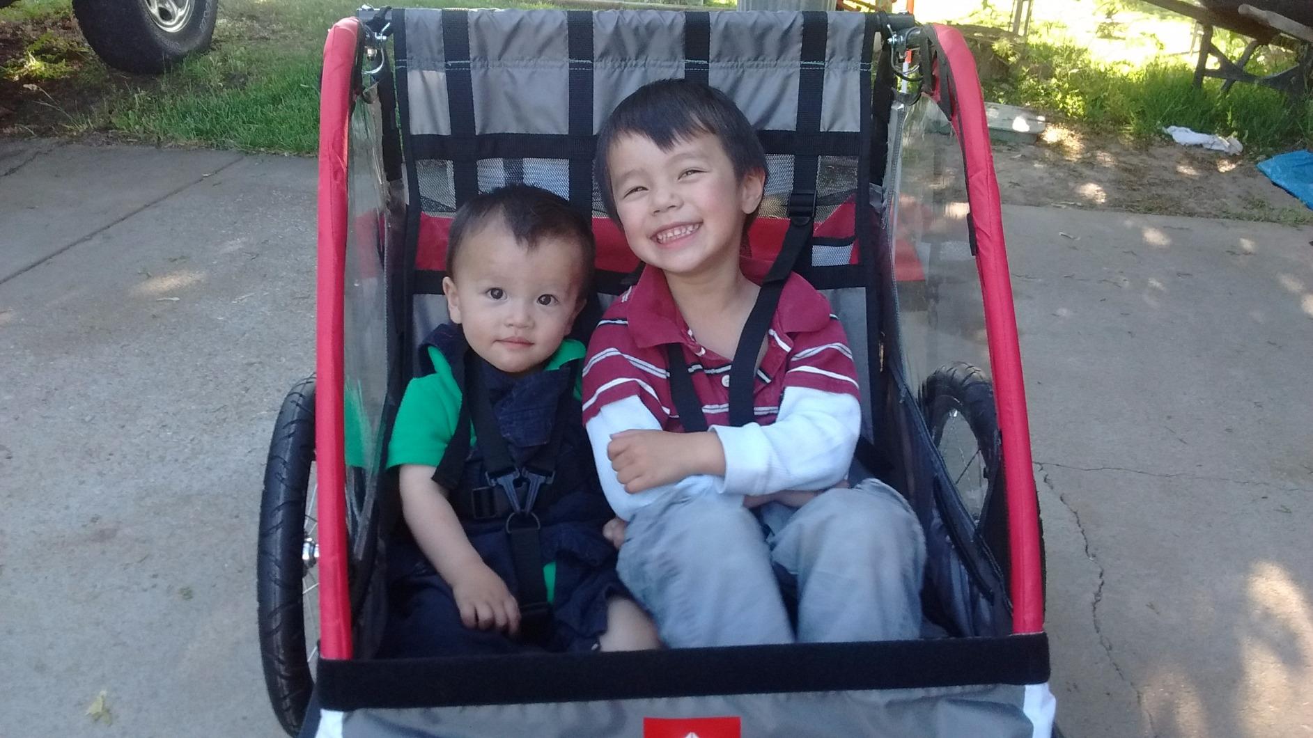 Allen Sports Deluxe Steel Child Trailer customer photo 2