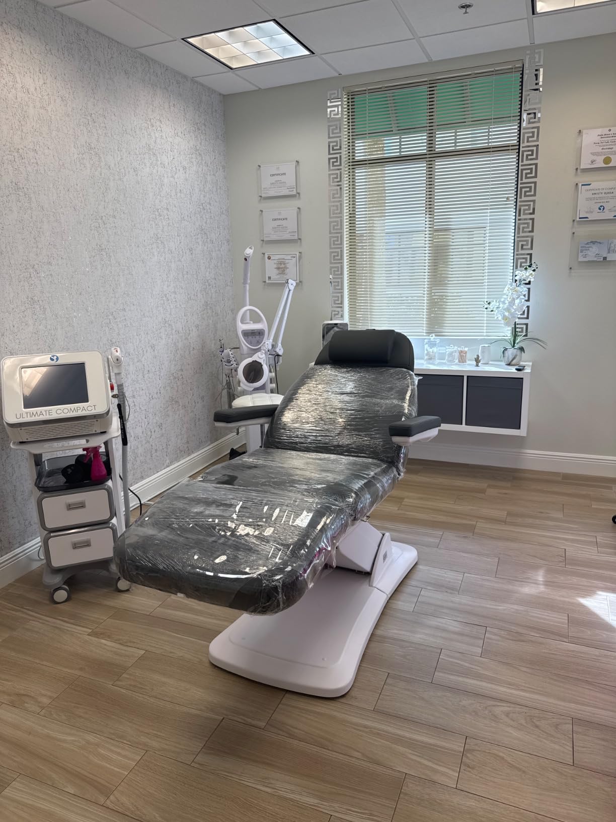 Insight Med Spa Chair, Electric Medical Exam Table, Sand | Medical Spa, Podiatry, Esthetician and Dermatology Bed, Trendelenburg Position, 4 Motors, Holds 440 lb, 2 Year Warranty customer photo 1