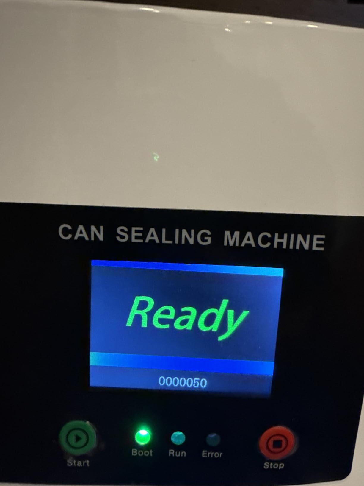 Commercial Soda Can Sealer - 2.4-6.7 inch Height Adjustable, Automatic Can Sealer for Aluminum and Plastic Cans - White customer photo 1