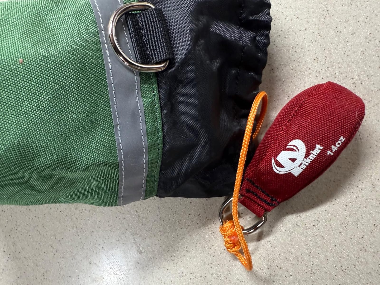 Aystkniet Arborist Throw Line Kit with Slick Rope & 12/14/16oz Throw Weight & Reflective Storage Bag, Polyester Throw Line and Arborist Throw Ball Kit for High Limbs Trimming Cutting Tree Work customer photo 1