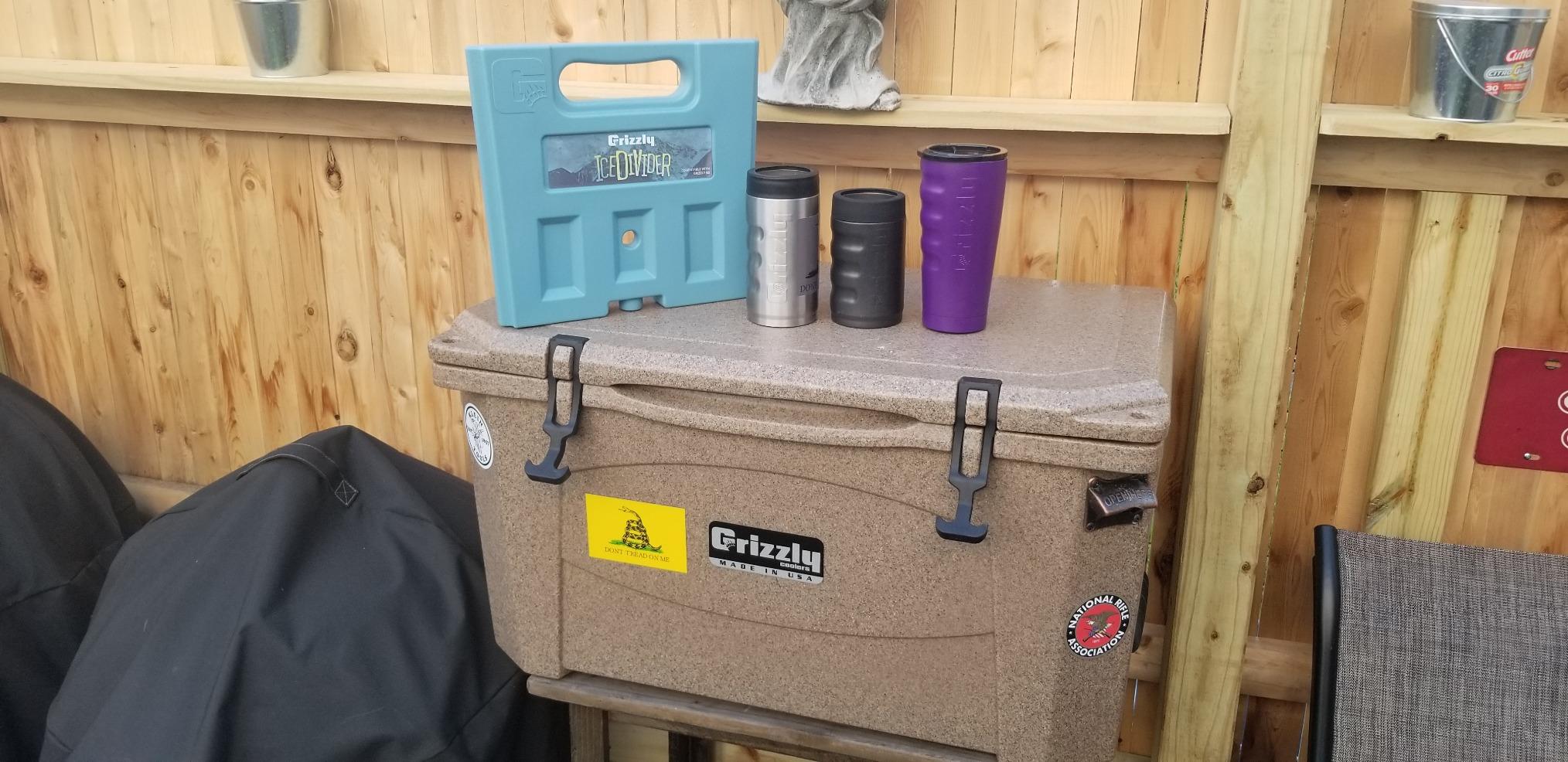 Grizzly 60 Cooler | 60 qt Ice Chest Durable Rotomolded Insulated | Made in USA | Warranty for Life | For Beach Boat Camping Fishing Hunting | G60 customer photo 1