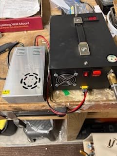 PCP Air Compressor, 4500 Psi/30 MPa Scuba Tank Compressor, 12V DC/120V AC Power Supply, Built-in Power Converter, Suitable for PCP Air Rifles, Paintball, High-Pressure Tank Compressors customer photo 1