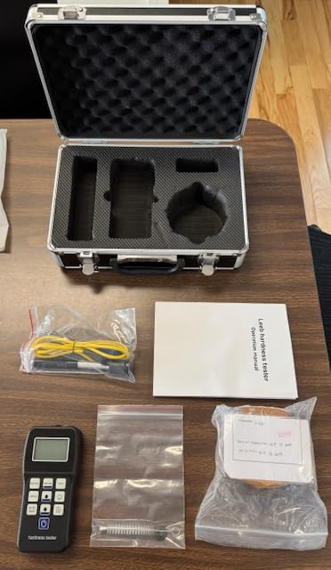 Metal Hardness Tester - Portable Hardness Tester Kit with Test Block,Pen Type Richter Hardness Tester,Rockwell Metal Hardness Meter customer photo 2