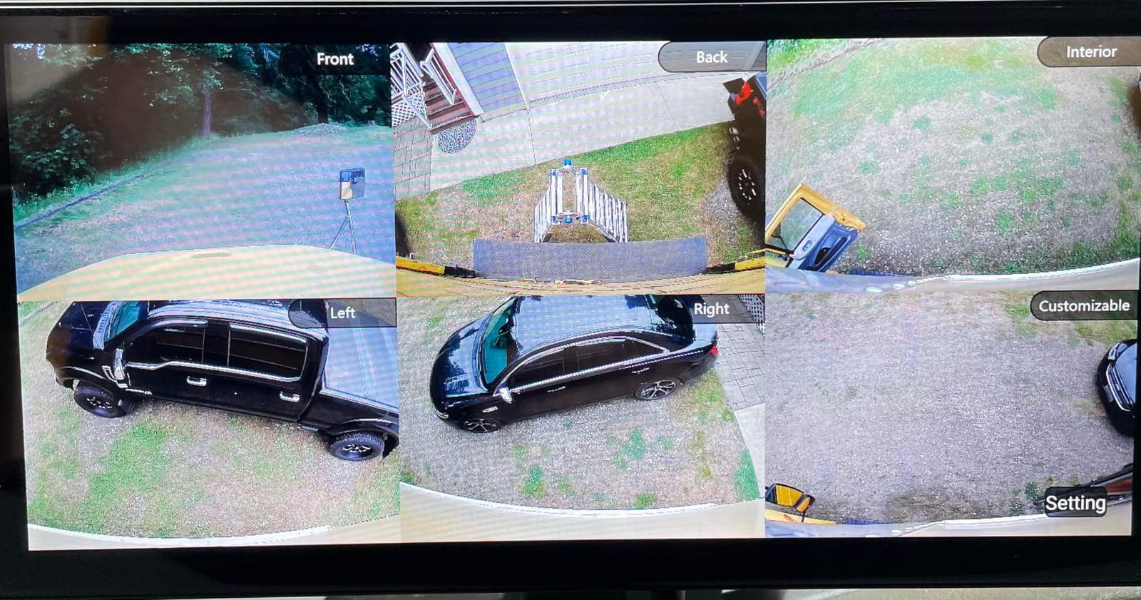 6-Channel 1080P Backup Camera Dash Cam System for Truck/RV/Trailer/Bus with Android Car Radio 10.2