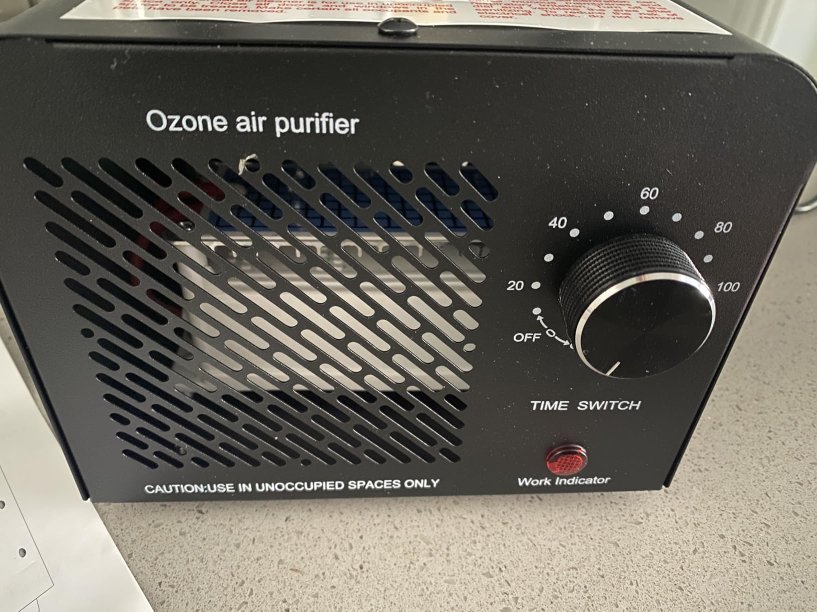 Hadlook Ozone Generator 48,000mg, Ozone Machine Odor Removal, O3 Ionizer | Commercial High Capacity Air Purifier Deodorizer, Portable Mini for Car, Home, Smoke, Pets, Industrial, for 4000 Sq. Ft-Black customer photo 2