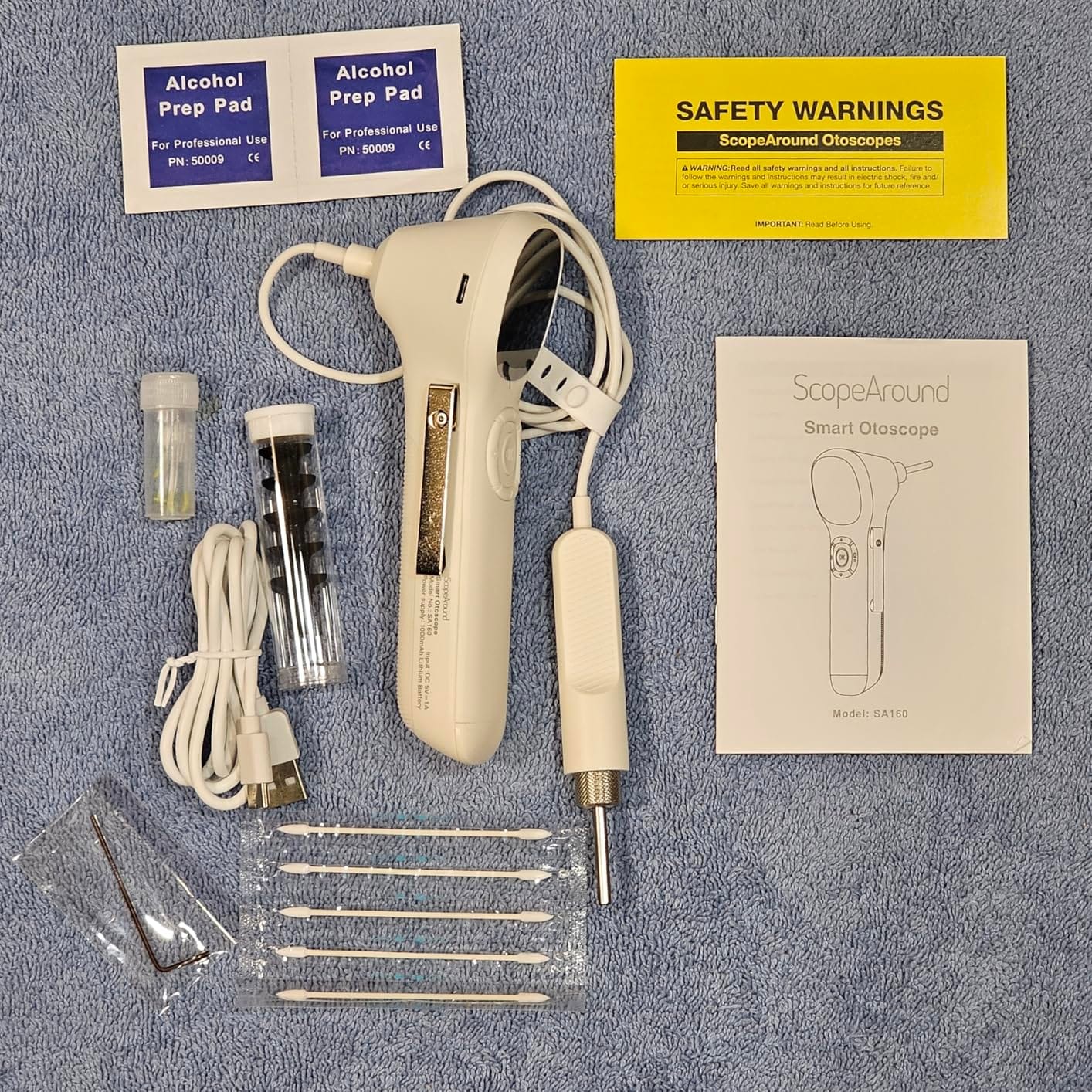 Otoscope with Light, No App Needed, HD Screen, Ear Scope Camera for Family customer photo 2