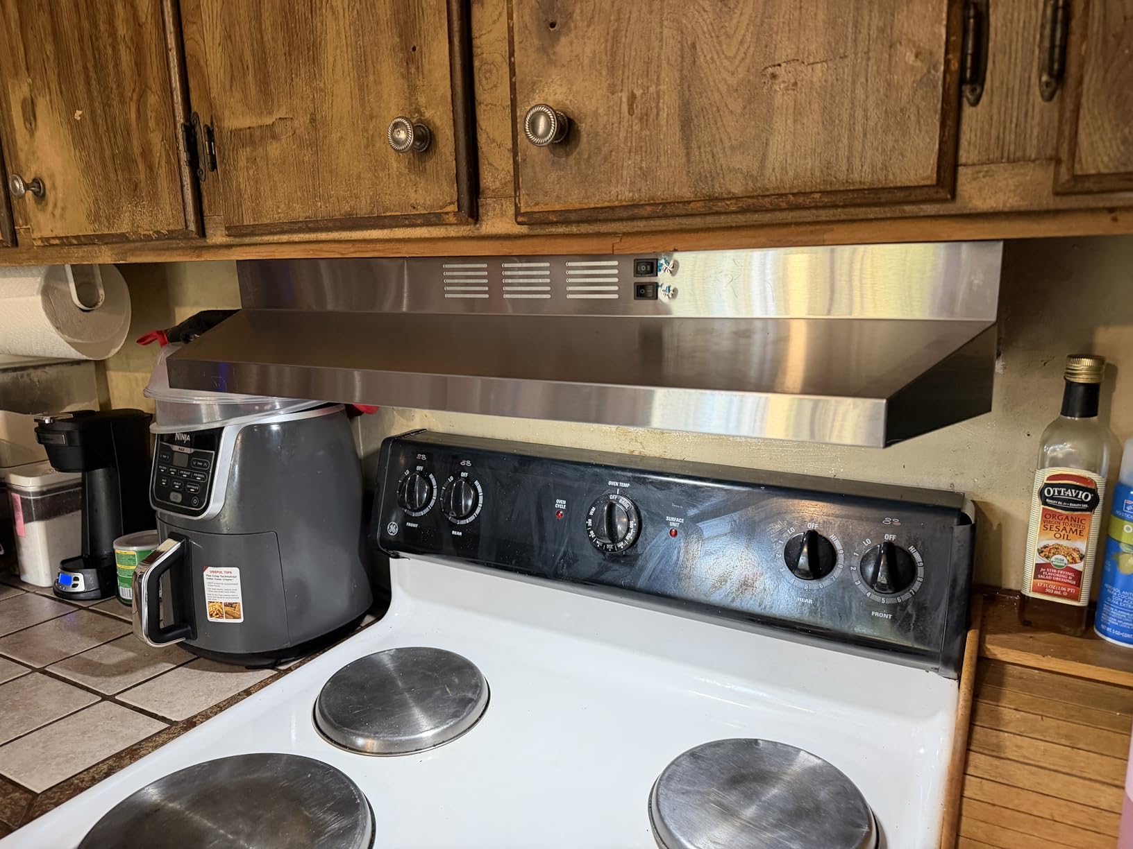 24 inch Range Hood Under Cabinet, Stainless Steel Kitchen Hood customer photo 1
