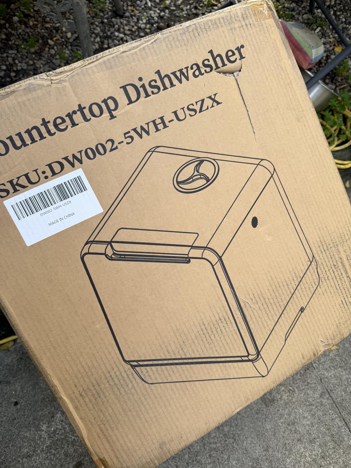 EUHOMY 8-Program Countertop Dishwasher with 5L Tank, 167°F, 40dB, No Hookup customer photo 2