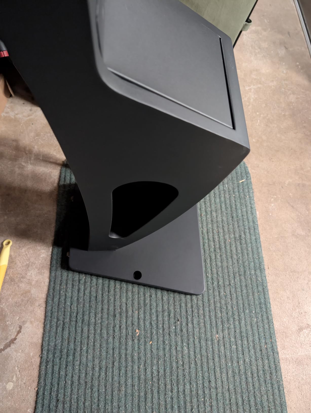 Sleek Floor Stand Kiosk for Monitors – CTA Sleek Floor Kiosk Stand with Printer Slot for Monitors 15