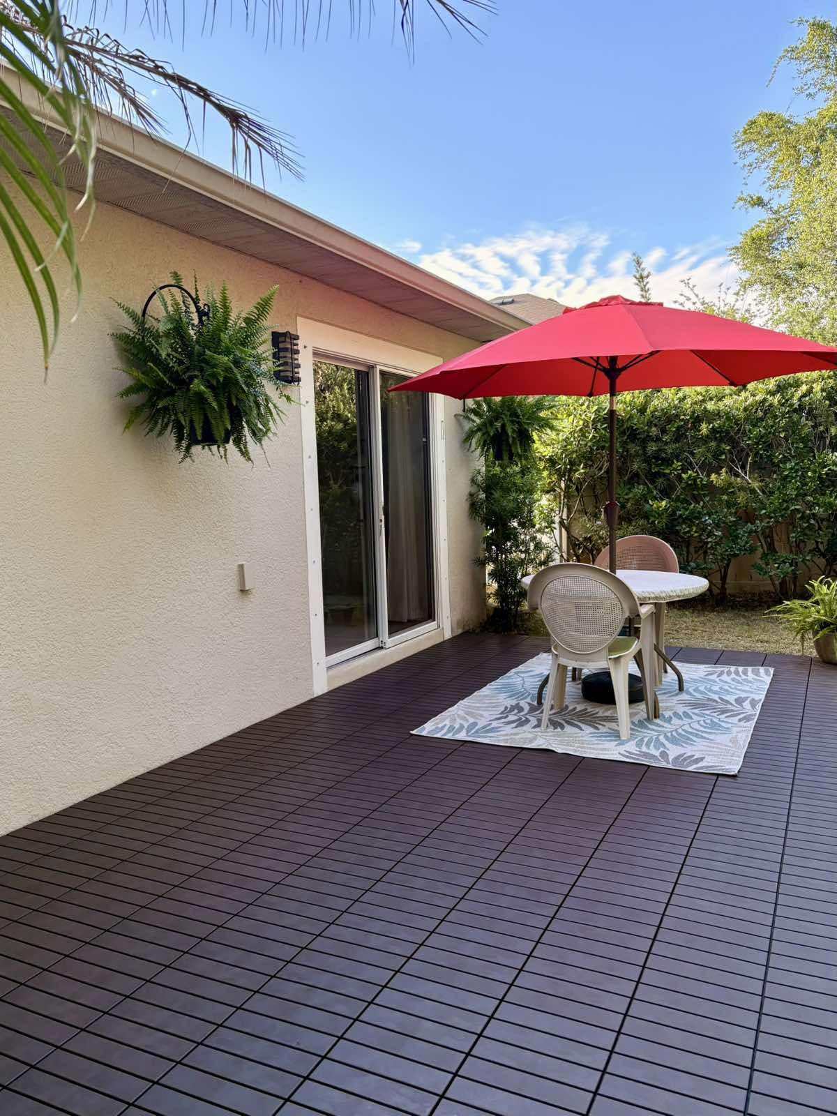 Interlocking Deck Tiles Outdoor Waterproof, Composite Patio Flooring | 44 Pack | All Weather | Pool Decking | Outsite Floor | 12