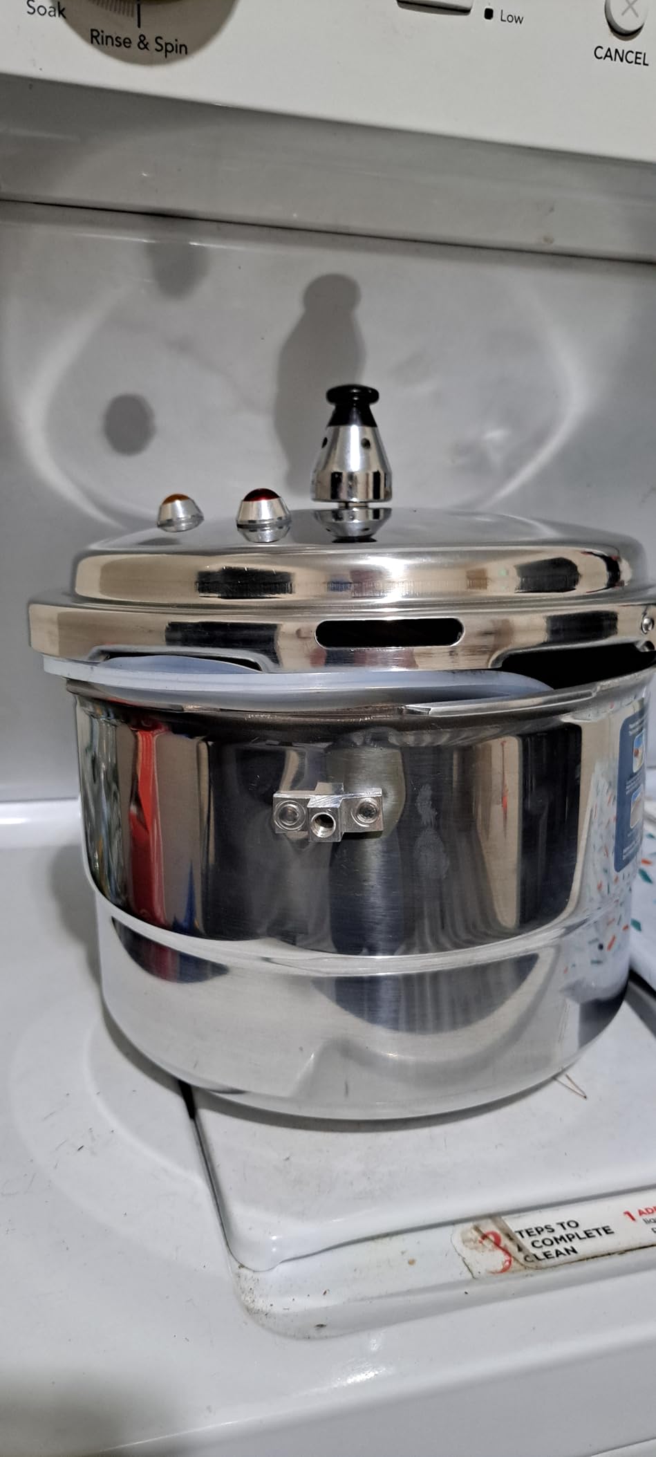 WantJoin 16Qt Aluminum Pressure Cooker w/Release Valve & Multiple Protective Devices,Pressure Canner Compatible with Gas & Induction Cooker,Canner Rack Included customer photo 2