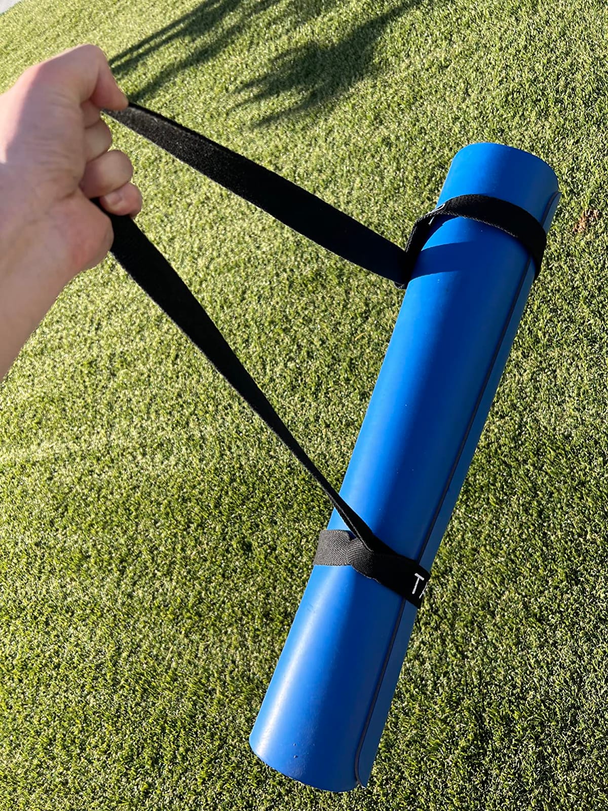 Tatago Hot Yoga Mat Non Slip-Professional Grade Natural Rubber Yoga Mat, Pliates Mat, Stretching Mat or exercise mats for home workout. Nonslip for Hot and Sweaty Classes. Includes Yoga Strap for Carrying and Stretching too. customer photo 1