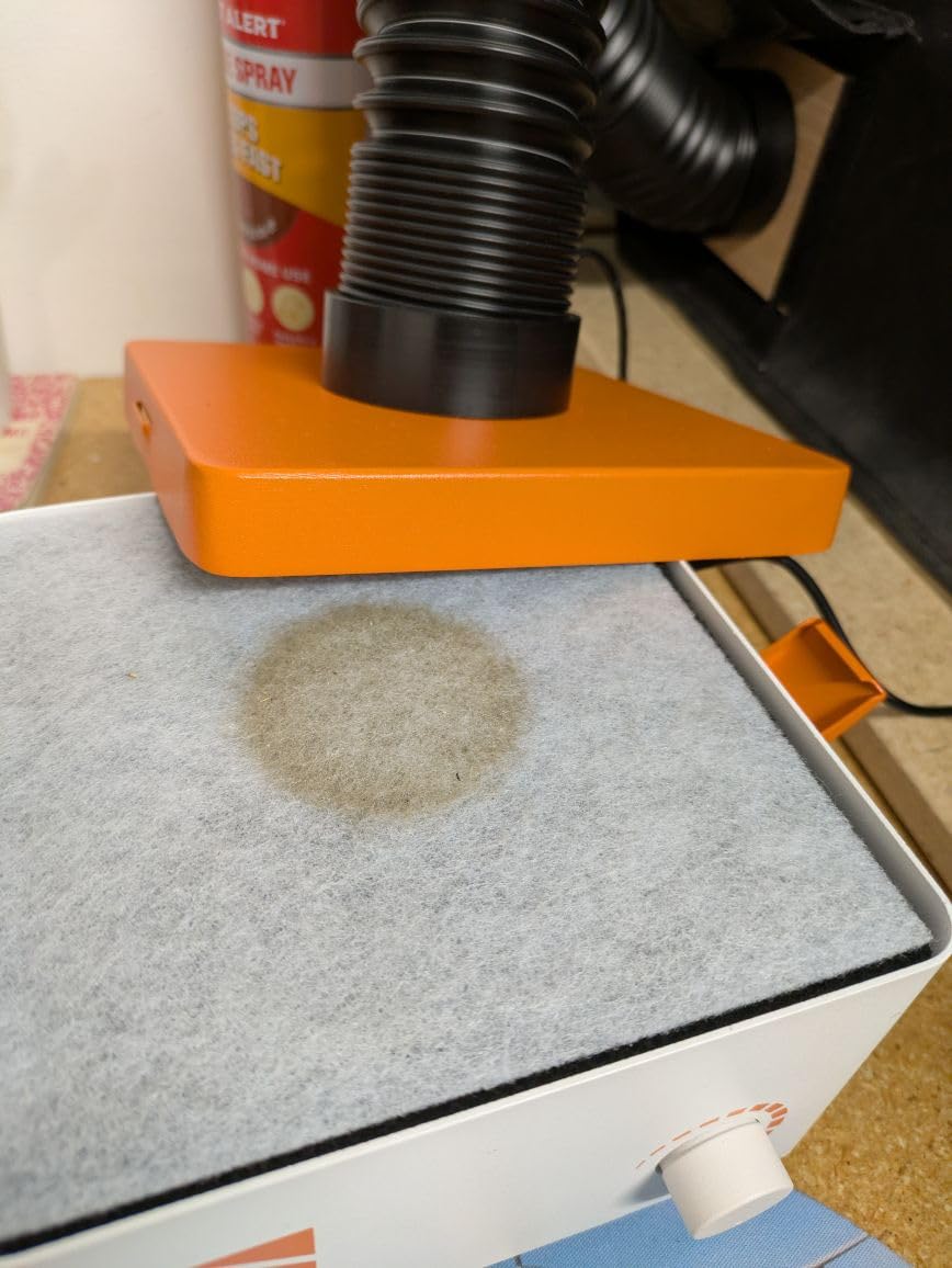 M-T Solder Fume Extractor, 80W 168m³/h Strong Suction Smoke Absorber with Carbon or HEPA Filter, 3-speed Adjustment for Soldering, Welding, 3D Printing customer photo 2