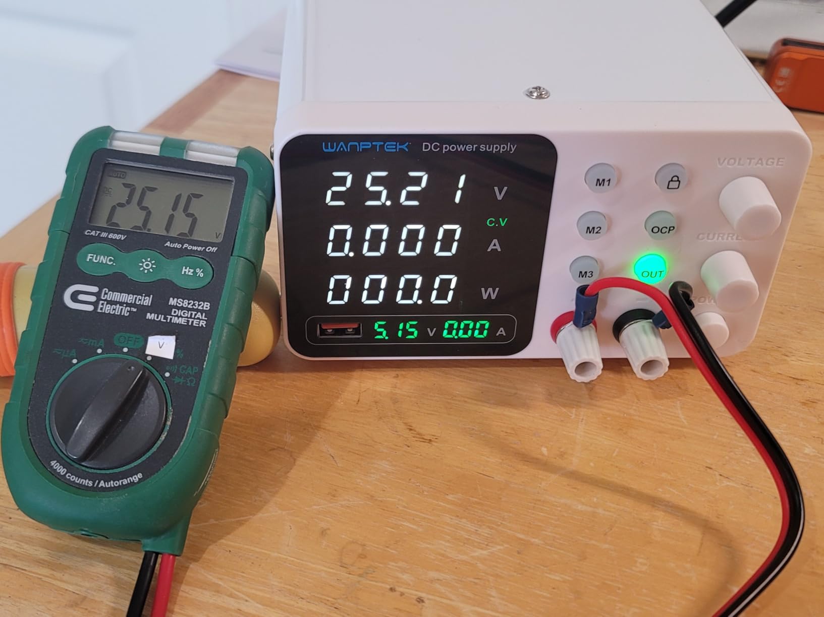 WANPTEK DC Bench Power Supply 30V 10A, Regulated Variable Lab Power Supply with Memory Presets, Encoder Knob,OCP Protection, Output Switch, 4-Digit LED, USB Fast Charge and Key Lock for Repair customer photo 2